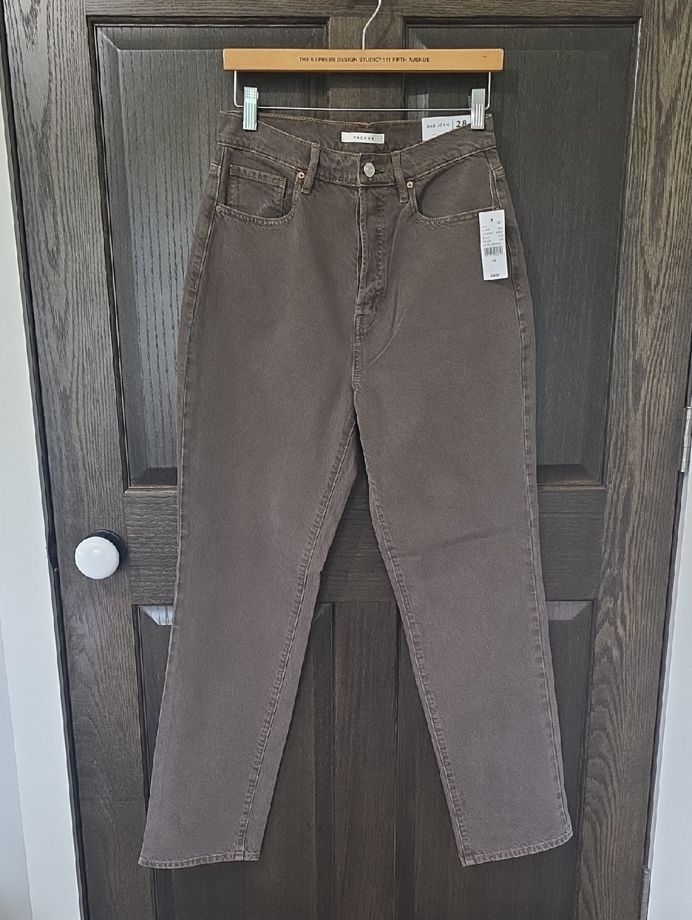 Pacsun Dad Jeans in Faded Brown